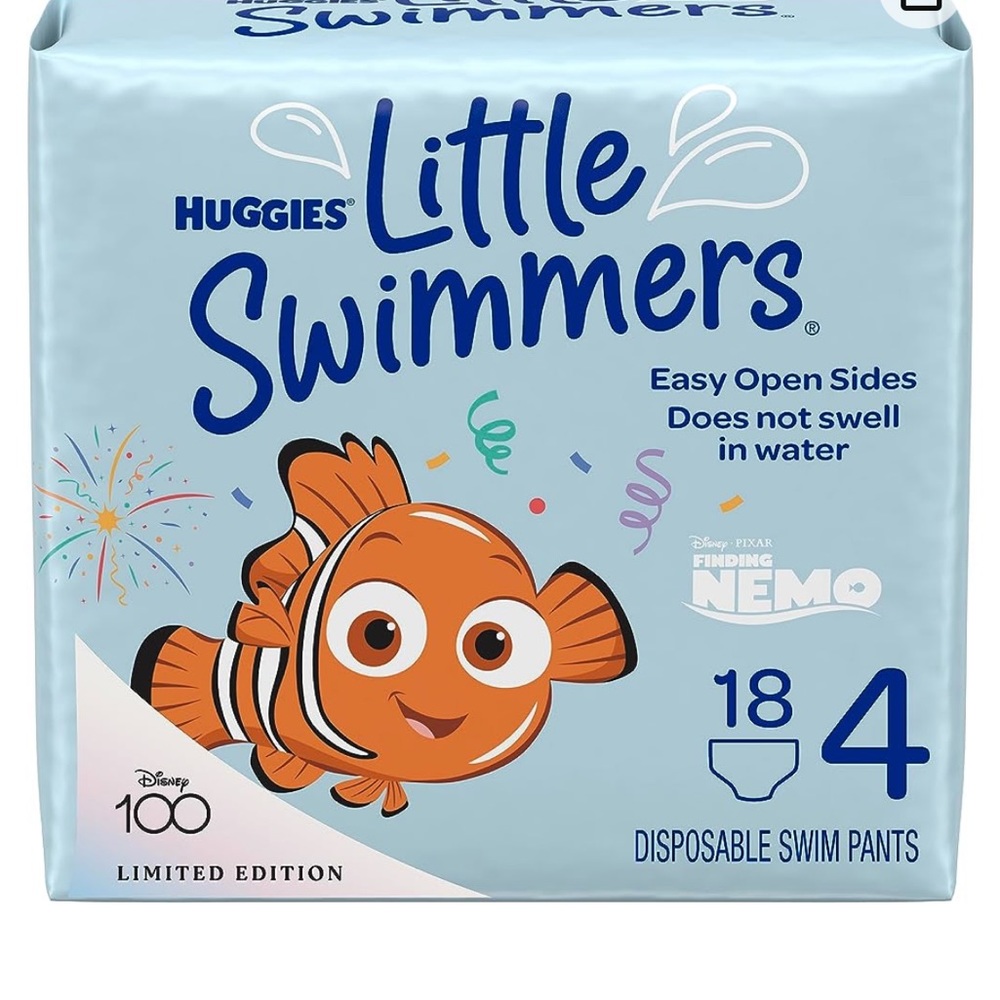 NWT 15pk Huggies (Size 4) Little Swimmers Disposable Swimming Diapers